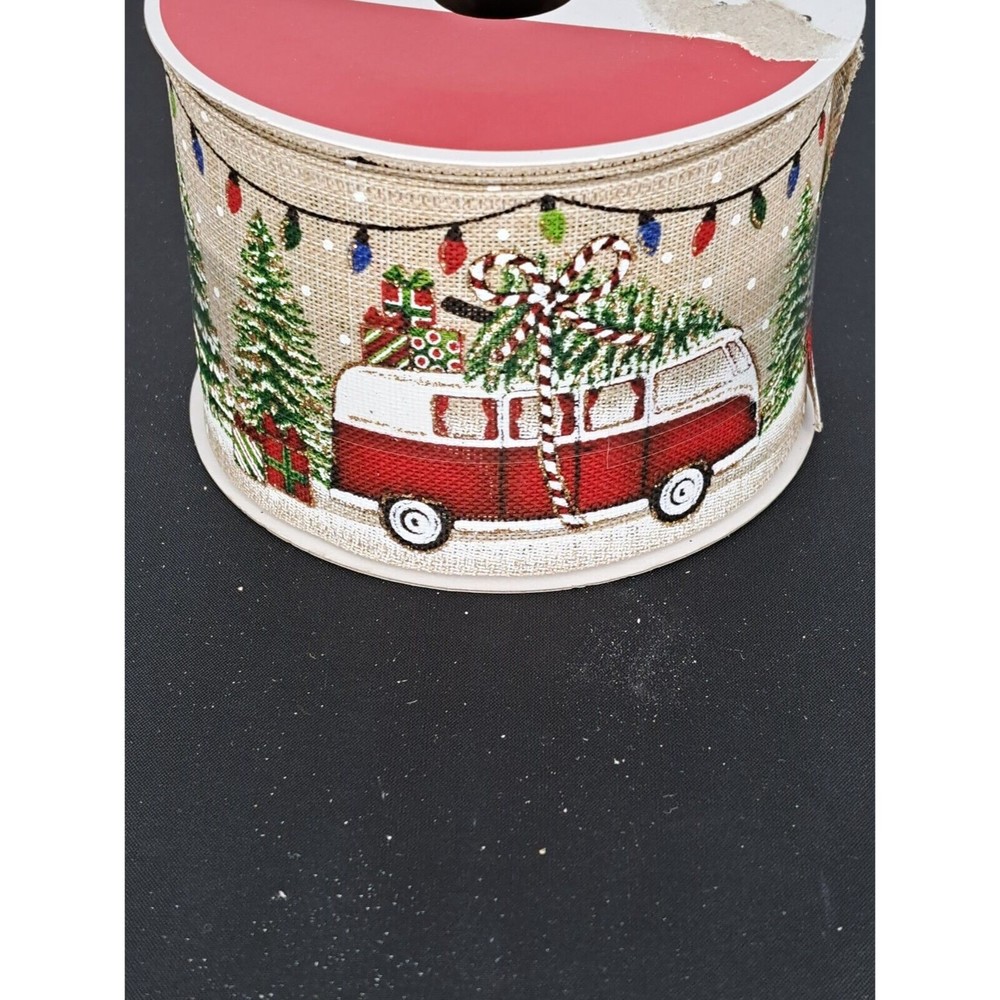 NEW Celebrate it Wired Ribbon RV, Gifts, & Trees Holiday 2.5"x20' Christmas